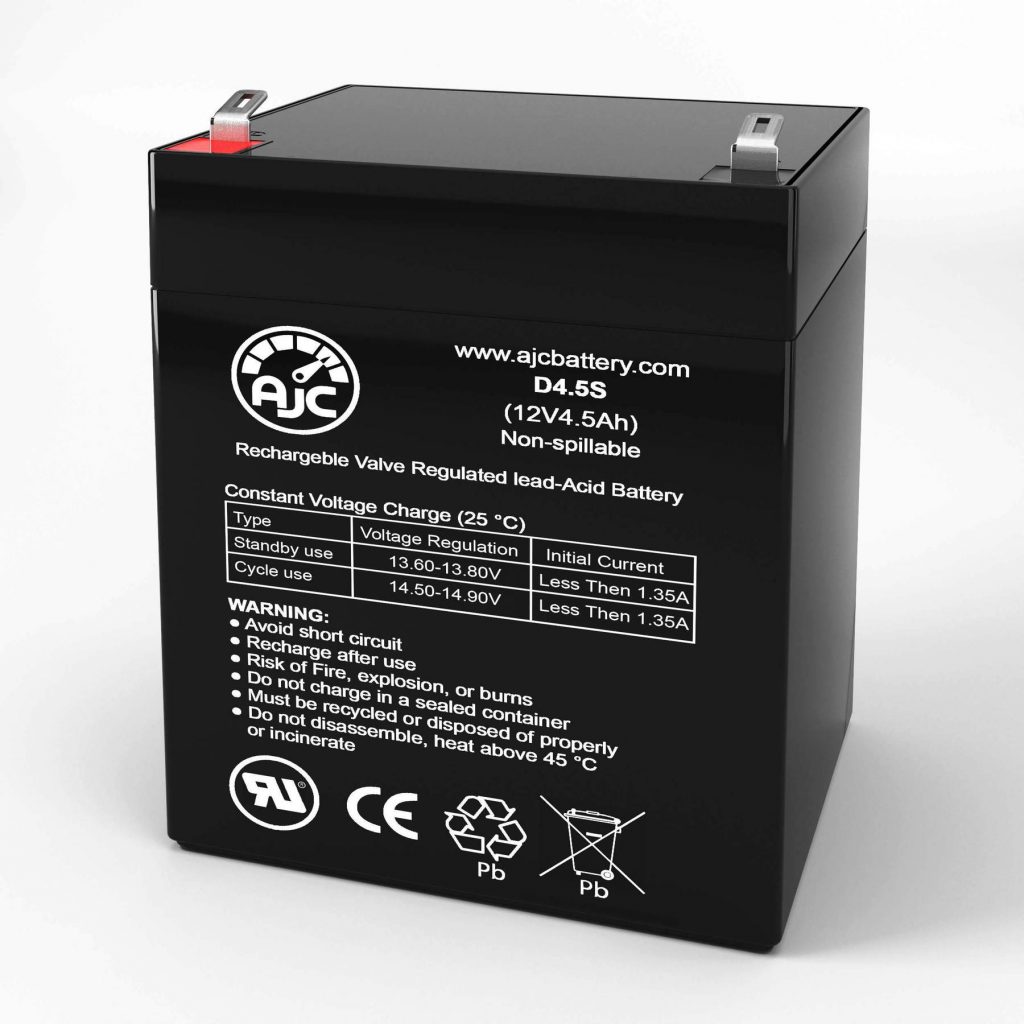 AJC 12V 4Ah Sealed Lead Acid AGM VRLA Battery BuyClerk